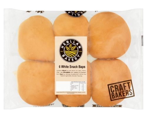 Henllan Bakery - White Snack Baps 